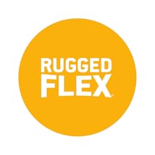 RuggedFlex technology for ease of movement