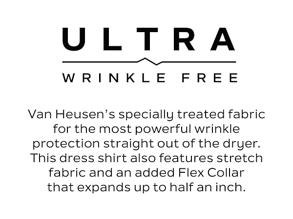 Van Heusen Ultra Wrinkle Free Flex Dress Shirt