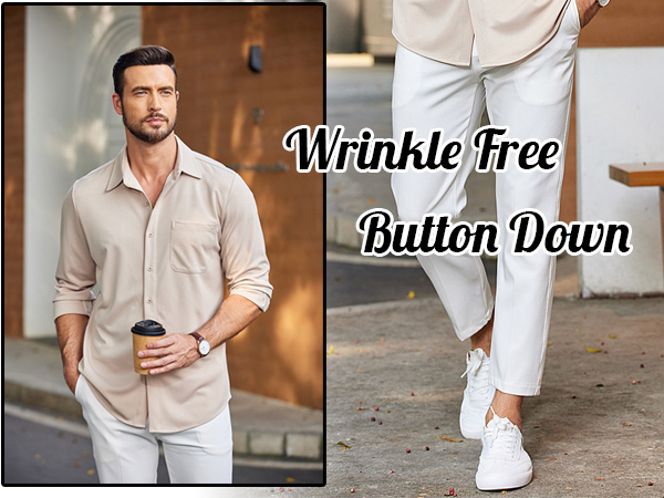 wrinkle free long sleeve shirt