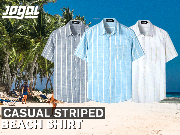 striped beach shirt for men