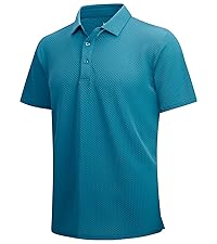 Mens Bubble Jacquard Polo Shirts