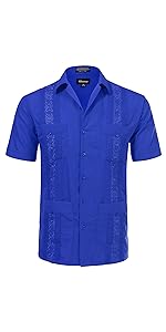 men guayabera shirts casual beach summer