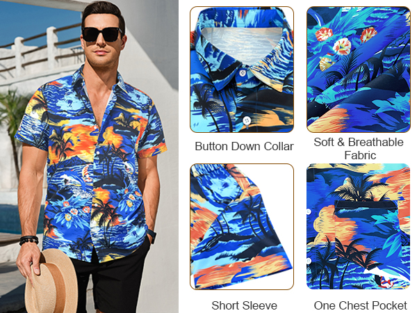 Mens beach shirts