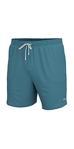 huk, men''s, pursuit, volley, shorts, swim, trunks, spf, quick, dry, drawstring, pull on 