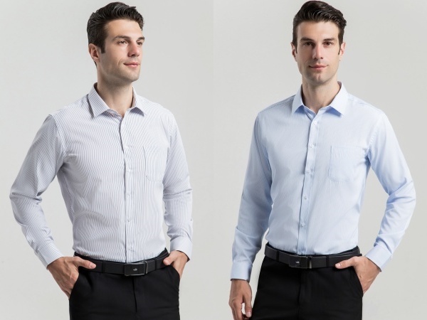 Striped Men Dress Shirts