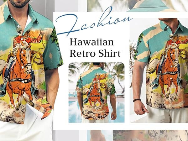 Mens Bowling Shirt Print Hawaiian Shirts - More Colors Coming