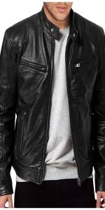 leather jacket men