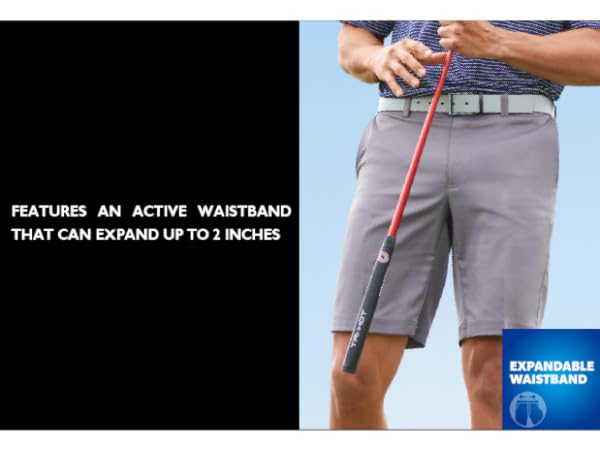 FEATURES AN ACTIVE WAISTBAND  THAT CAN EXPAND UP TO 2 INCHES