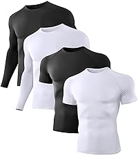 short long sleeve compression shirts