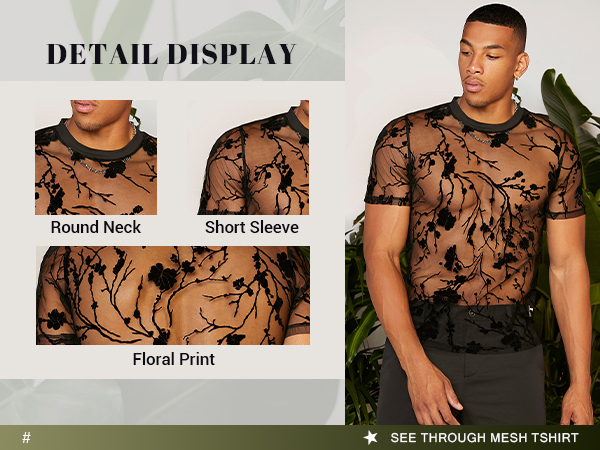 men mesh top