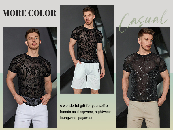 men mesh top