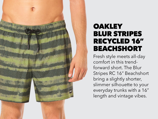 Oakley Blur Stripes Recycled 16" Beachshort