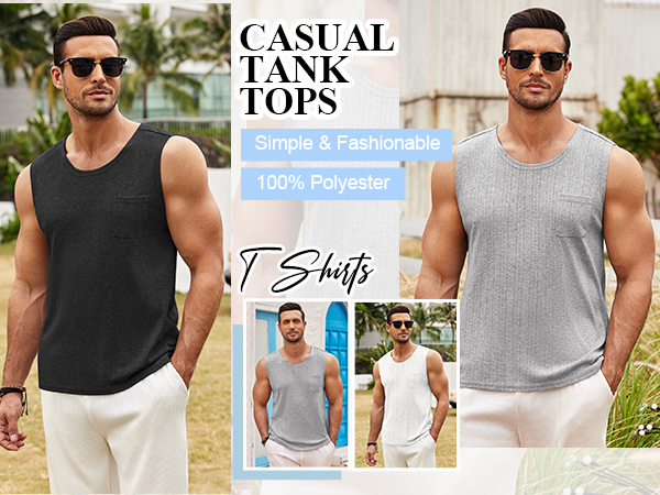 black tank top men