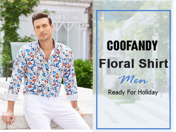 mens floral dress shirt