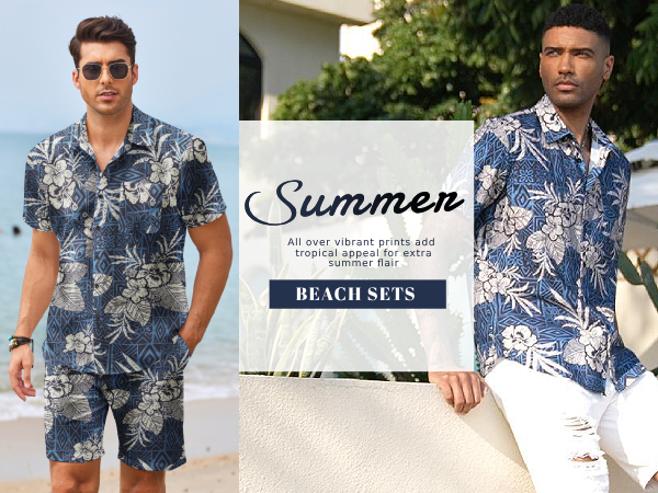 men beach outfits sets