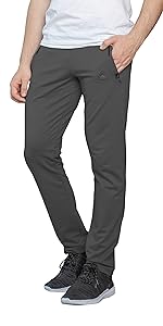 dark platinum grey mens sweatpants with pockets and open bottom tall men extra long inseam cotton