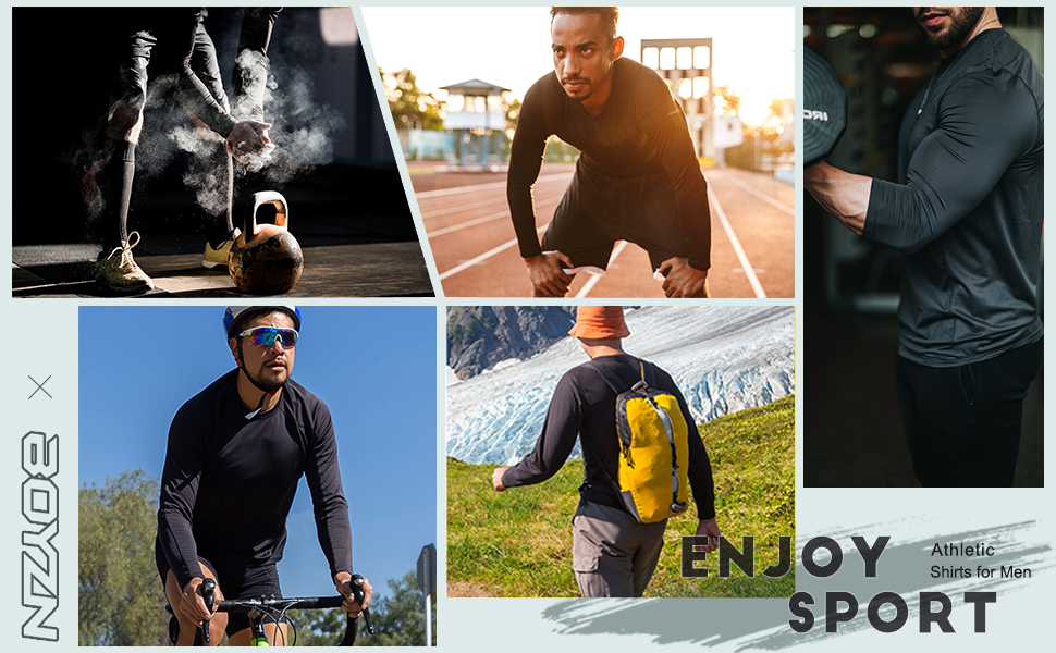 Excellent Comfy Mens Performance Long Sleeve Shirts For Athletic Activity, Work Or Daily Wear