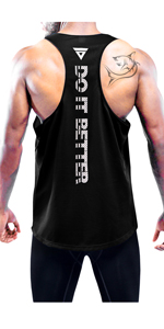 Mens 1 or 3 Pack Y-Back Workout Tank Tops