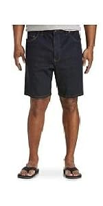 Harbor Bay by DXL Big and Tall Continuous Comfort Denim Shorts - Updated Fit,