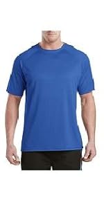 Harbor Bay by DXL Big and Tall Swim Rash Guard T-Shirt