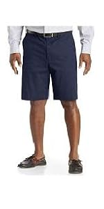 Oak Hill by DXL Big and Tall Comfort Stretch Chino Shorts