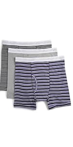 Harbor Bay by DXL Big and Tall 3-Pack Assorted Boxer Briefs