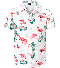  flamingo hawaiian shirt