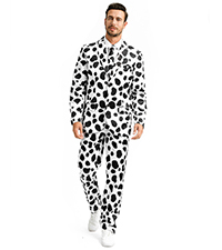 Dalmatian Print Costume Suits