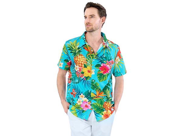 pineapple hawaiian shirt men