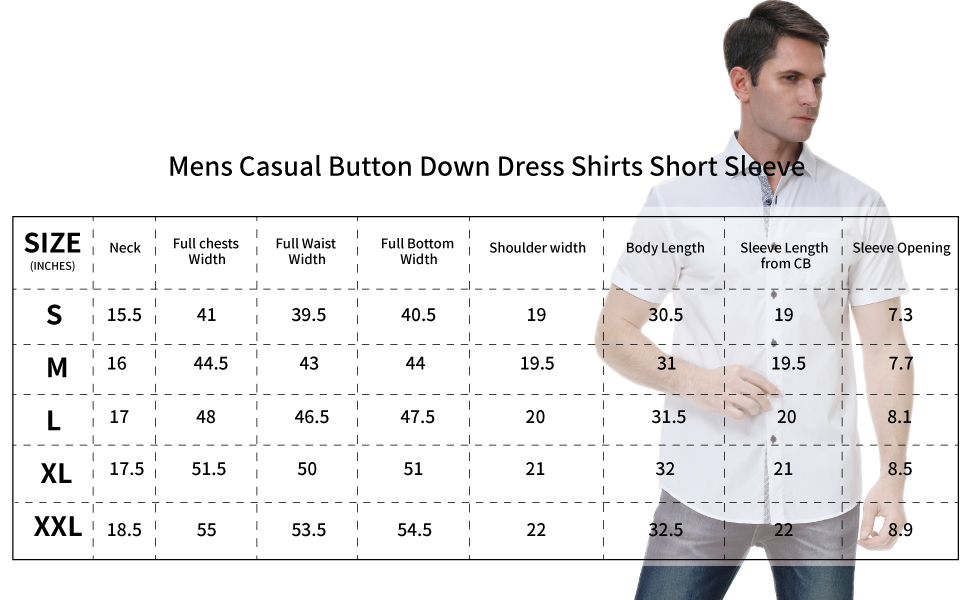 Mens dress shirts short sleeve