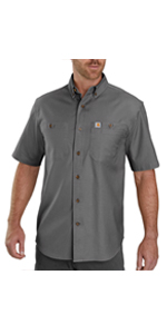 Carhartt, mens, short, sleeve, shirt, work, workwear