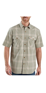 Carhartt, mens, short, sleeve, shirt, work, workwear