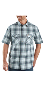 Carhartt, mens, short, sleeve, shirt, work, workwear