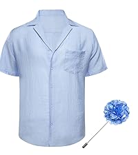 Blue Men Dress Shirt