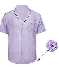 Light Purple Shirts with Corsage