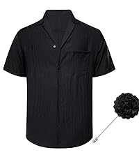 Black men shirt for summer