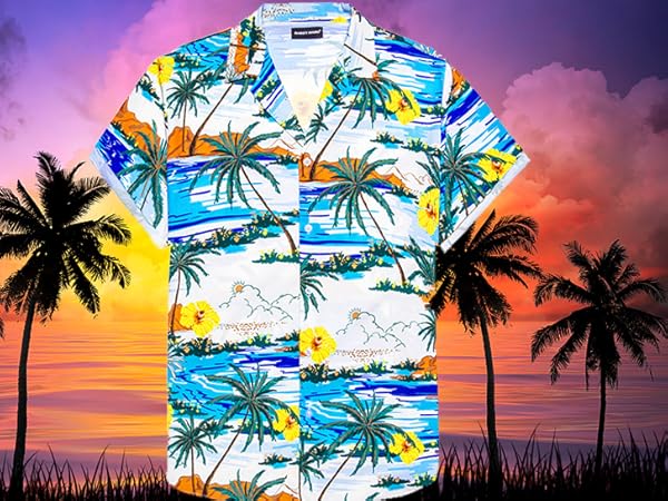 Floral short sleeve Hawaiian