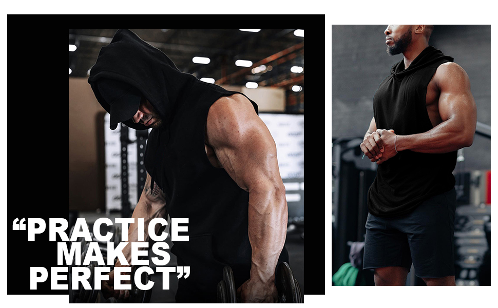 GYM SLEEVELESS HOODIES