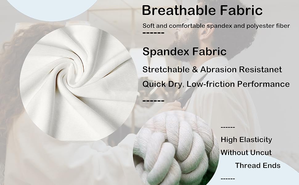 Breathable Fabric Stretch fabric, winkle free 