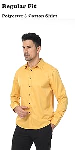 Regular Fit Stretch Cotton Dress shirt