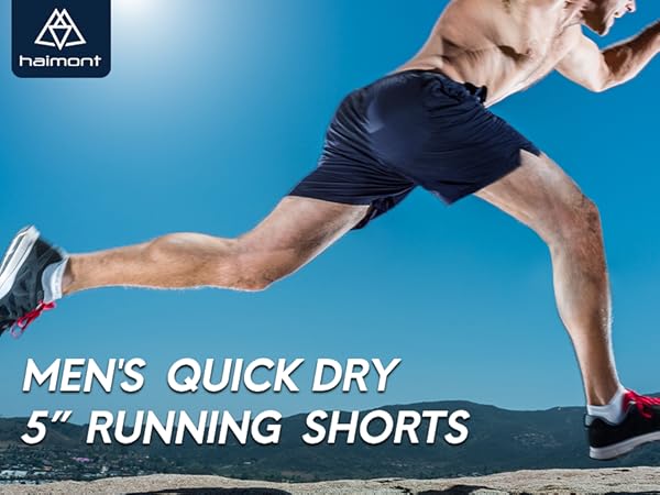 MENS RUNNING SHORTS 5 INCH