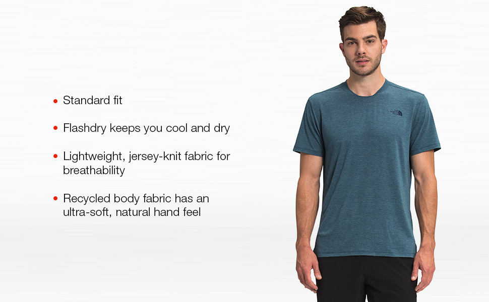 With Flashdry technology, a standard fit and lightweight design you''ll live in this tee.