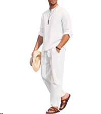 mens cotton linen shirts