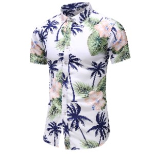 Men dress printed shirt