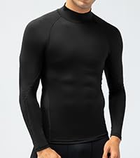 mock neck compression shirt