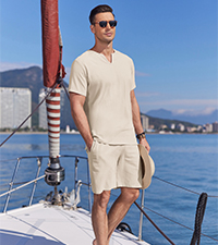 mens linen set