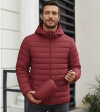 Mens Packable Puffer Jacket