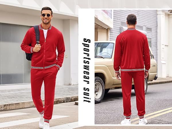 COOFANDY Men''s Tracksuit 2 Piece Sweatsuit Sets Casual Jogging Athletic Suits