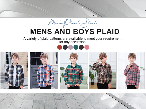 boys flannel shirts