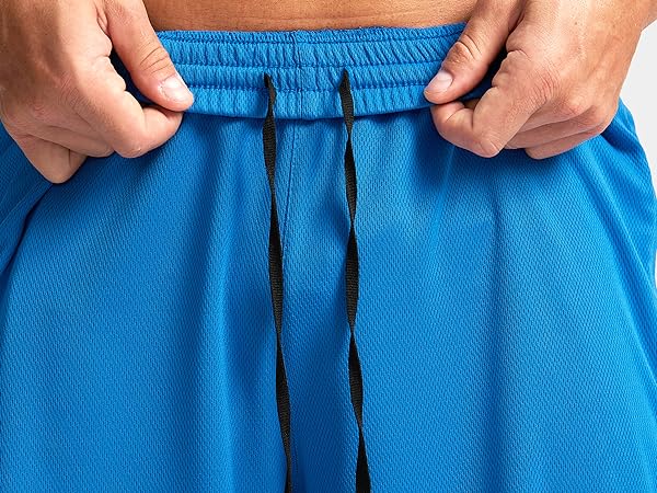 elastic waist running shorts